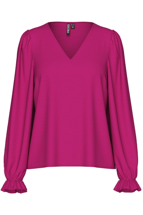 Pieces pctiffany ls v-neck top wvn noos bc